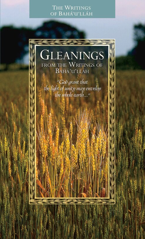 Front cover_Gleanings From The Writings Of Baha'u'llah