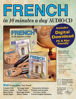 Couverture_FRENCH in 10 minutes a day AUDIO CD