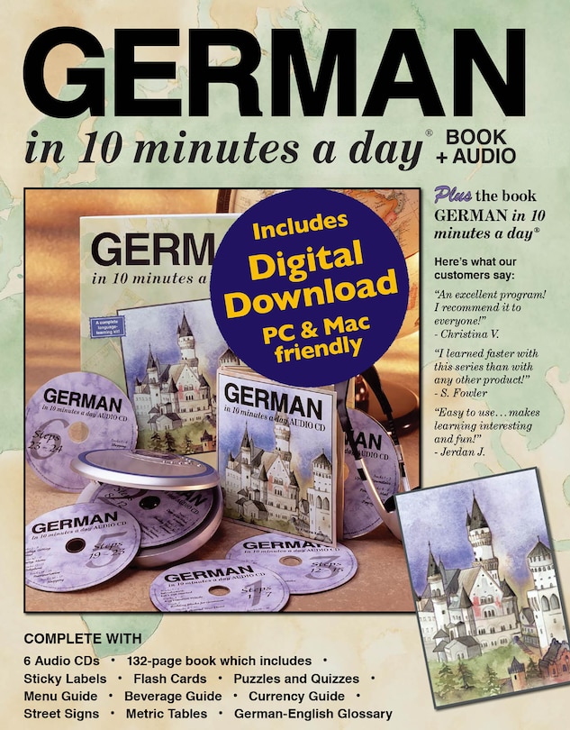 Front cover_GERMAN in 10 minutes a day AUDIO CD
