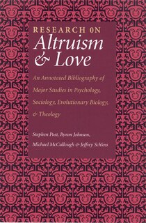 Couverture_Research On Altruism & Love