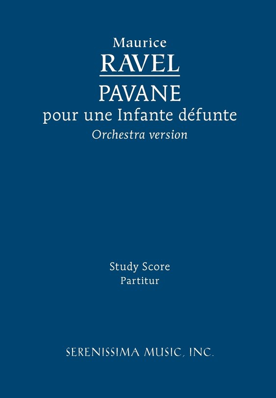 Front cover_Pavane pour une Infante défunte, M 20a