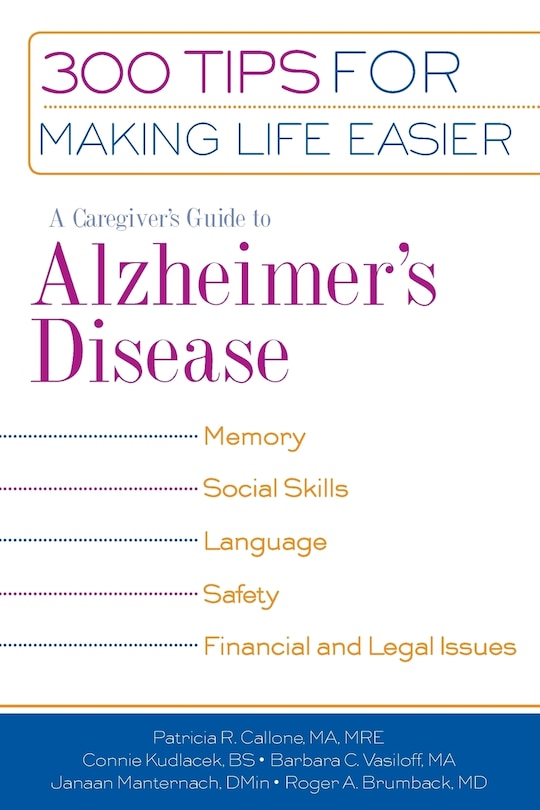 Front cover_A Caregiver's Guide to Alzheimer's Disease
