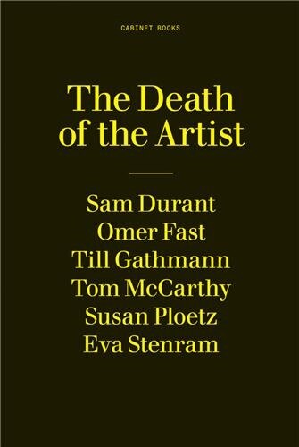 Front cover_The Death of the Artist