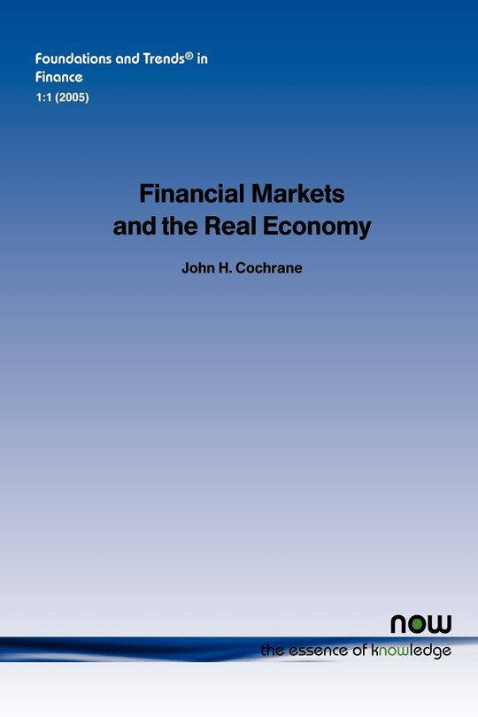 Front cover_Financial Markets and the Real Economy