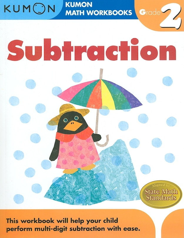 Front cover_Kumon Grade 2 Subtraction