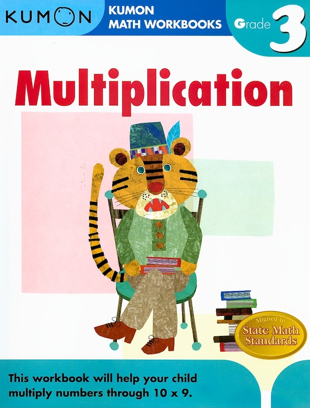 Front cover_Kumon Grade 3 Multiplication
