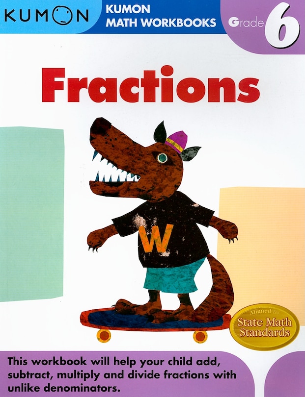 Front cover_Grade 6 Fractions