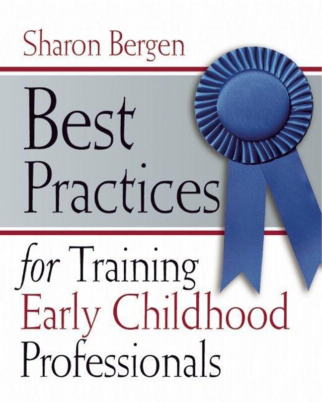 Couverture_Best Practices For Training Early Childhood Professionals