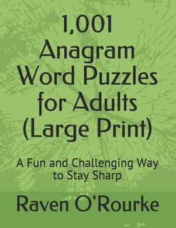 Front cover_1,001 Anagram Word Puzzles For Adults (large Print)