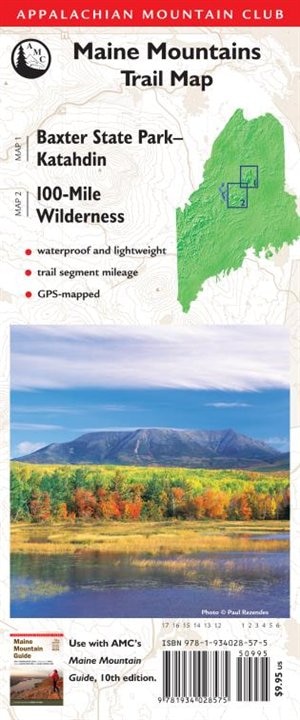 Front cover_Amc Maine Mountains Trail Maps 1-2: Baxter State Park-katahdin And 100-mile Wilderness