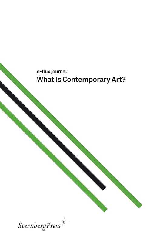 Front cover_What Is Contemporary Art?