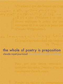 Front cover_The Whole of Poetry is Preposition