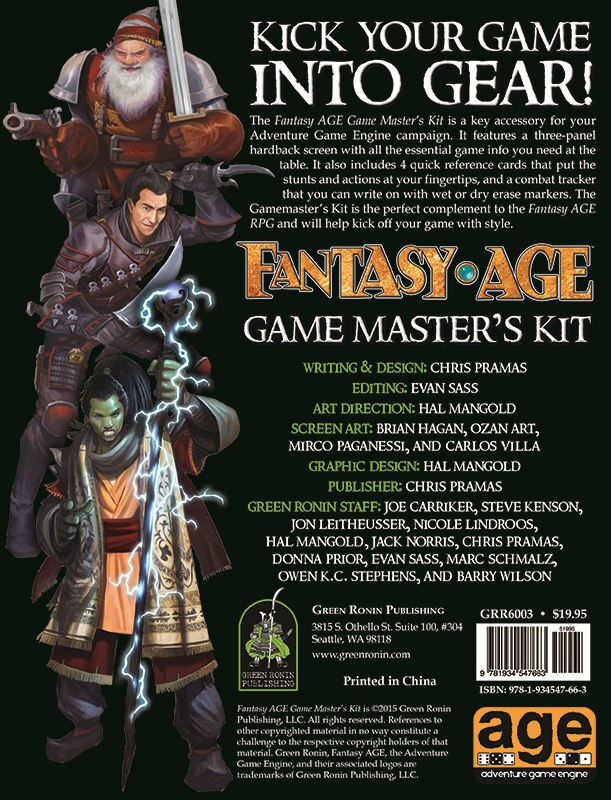 Front cover_Fantasy Age Game Master's Kit