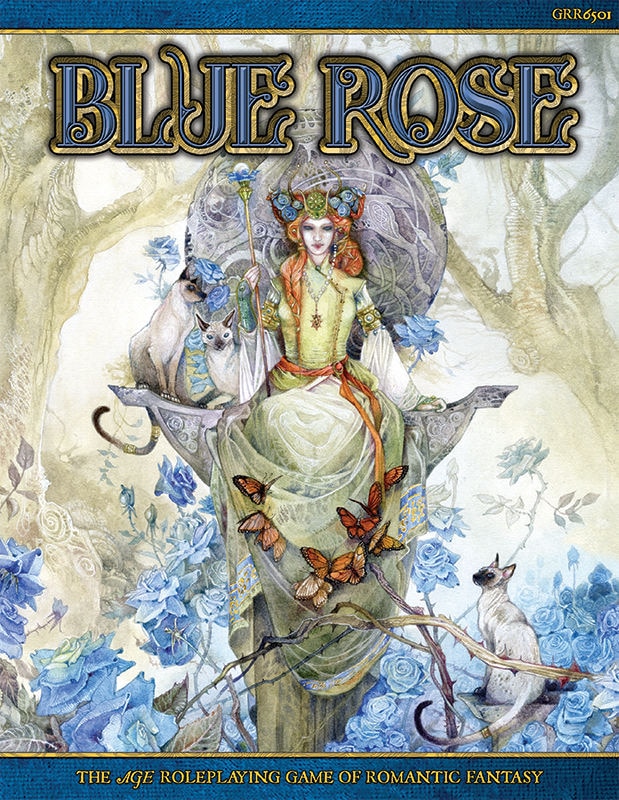 Front cover_Blue Rose: The Age Rpg Of Romantic Fantasy