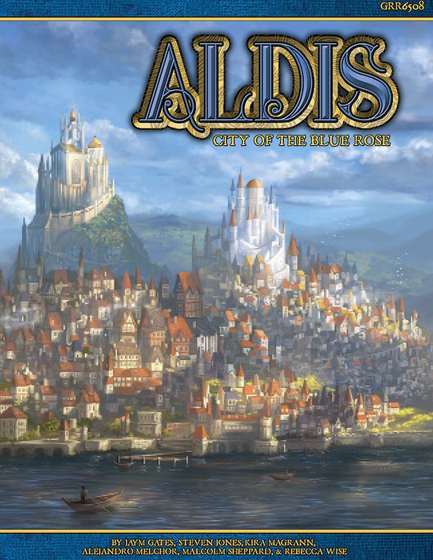 Front cover_Blue Rose Rpg: Aldis City Of The Blue Rose Source Book