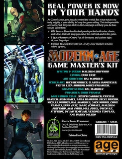 Modern Age Rpg Game Master's Kit