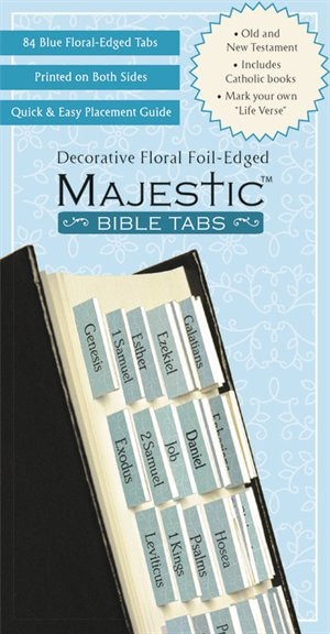 Majestic Floral-edged Bible Tabs