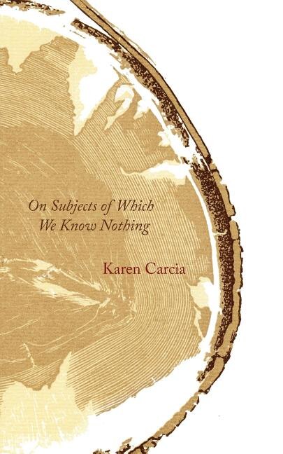 Front cover_On Subjects of Which We Know Nothing