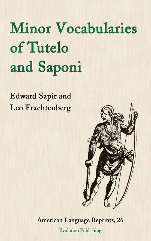 Front cover_Minor Vocabularies of Tutelo and Saponi
