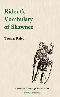 Couverture_Ridout's Vocabulary of Shawnee