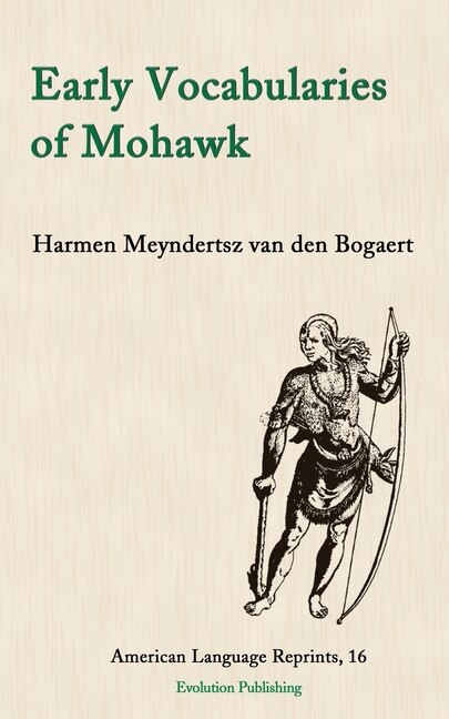 Front cover_Early Vocabularies of Mohawk