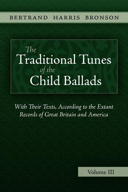 Front cover_The Traditional Tunes of the Child Ballads, Vol 3