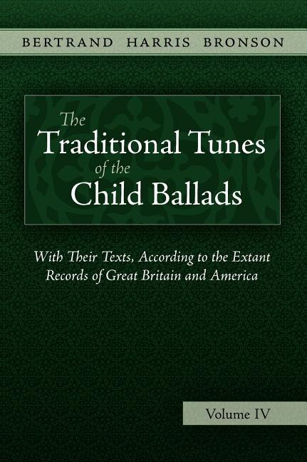 Front cover_The Traditional Tunes of the Child Ballads, Vol 4