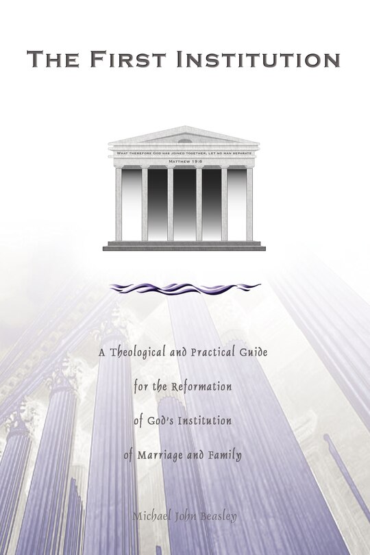 Front cover_The First Institution