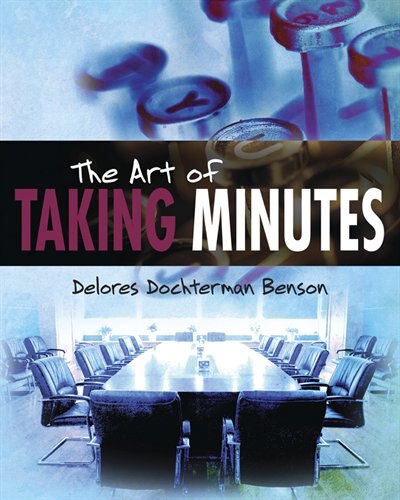 Couverture_The Art of Taking Minutes