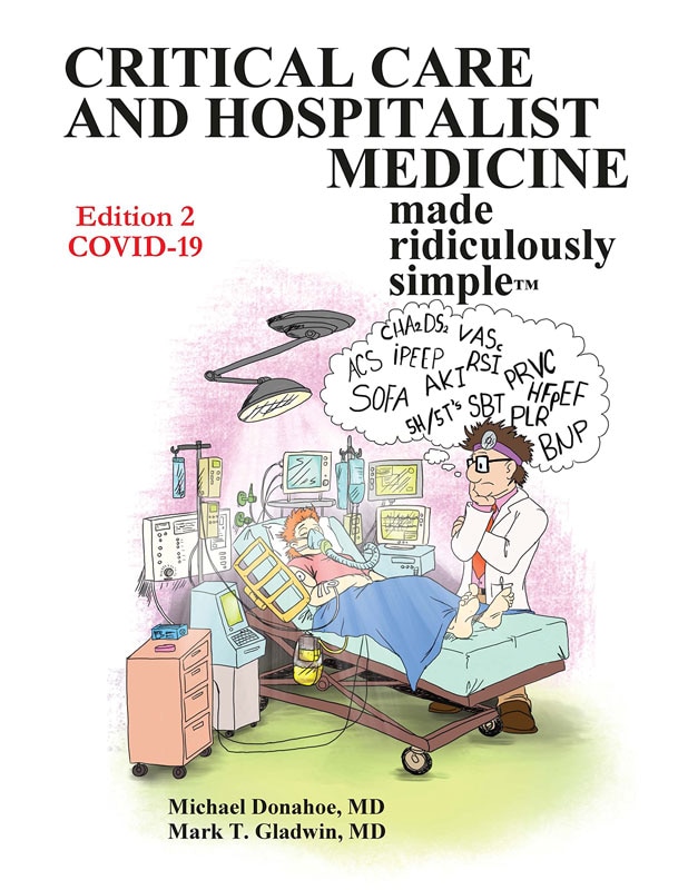 Front cover_Critical Care and Hospitalist Medicine Made Ridiculously Simple