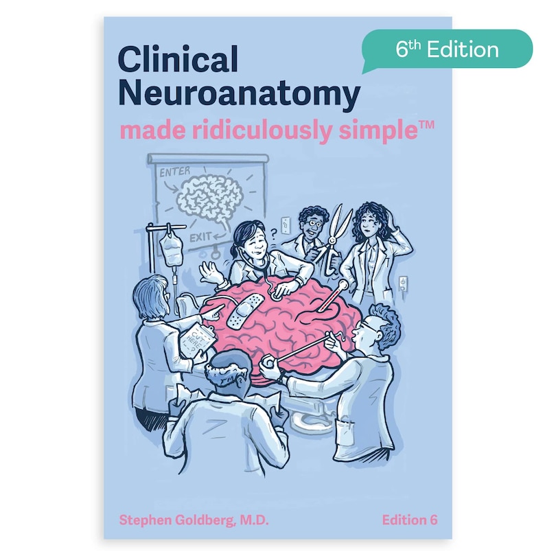 Front cover_Clinical Neuroanatomy Made Ridiculously Simple