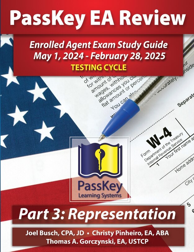 Couverture_PassKey Learning Systems EA Review Part 3 Representation Enrolled Agent Study Guide