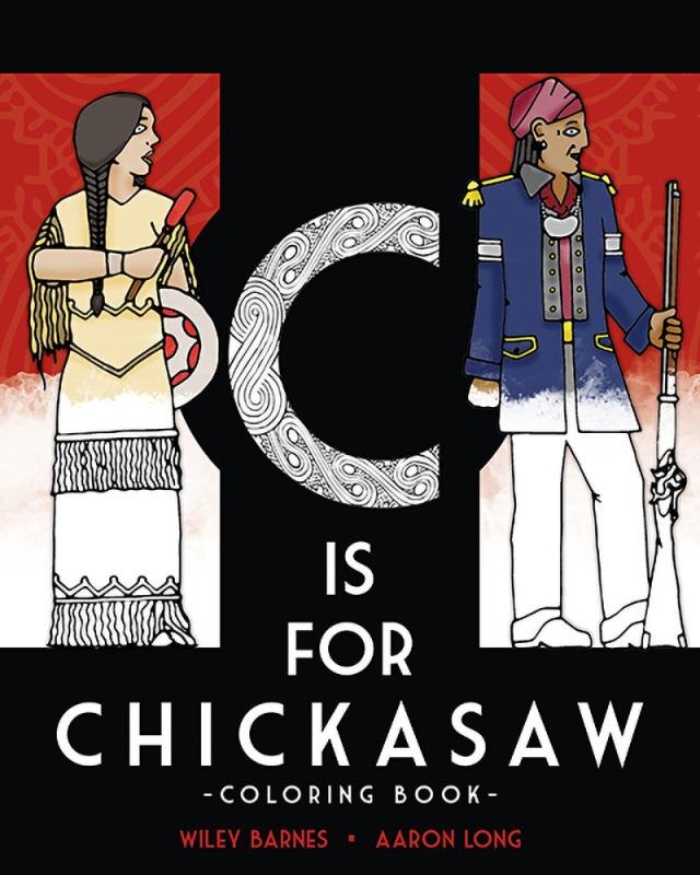 Front cover_C is For Chickasaw Coloring Book