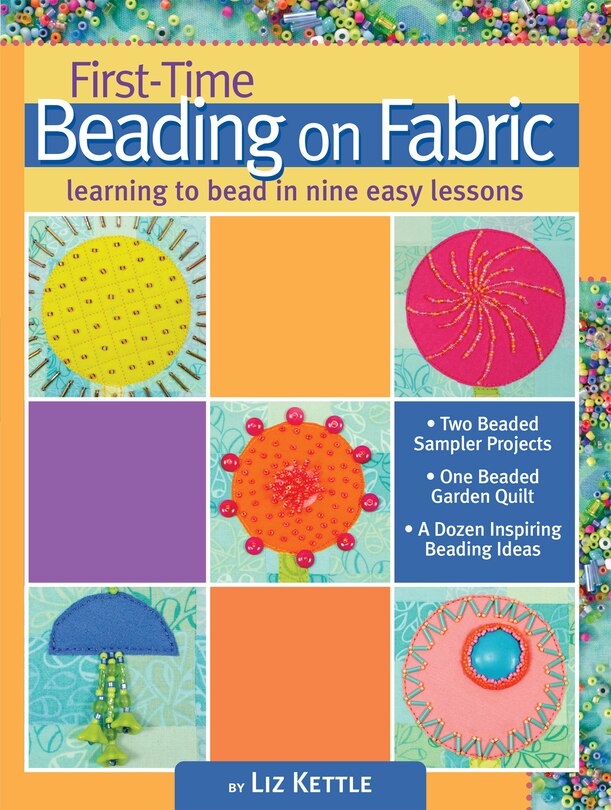 Front cover_First-time Beading On Fabric