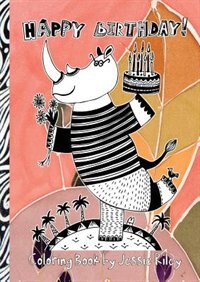 Front cover_The Happy Birthday Coloring Book