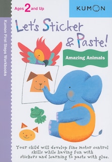 Couverture_Let's Sticker & Paste! Amazing Animals