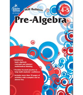 Front cover_Pre-Algebra, Grade 4-5