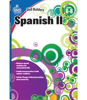 Front cover_Spanish II, Grades 6 - 8 (Skill Builders), Grades 6 - 8