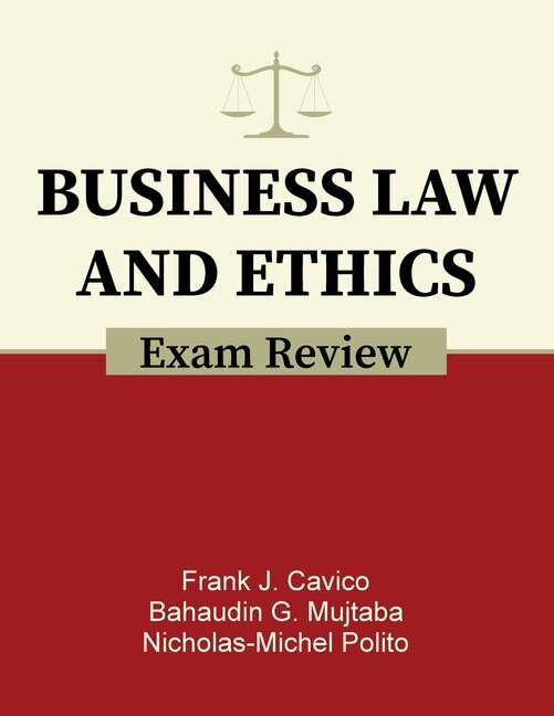 Front cover_Business Law And Ethics Exam Review