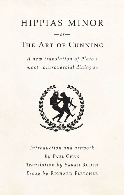 Front cover_Hippias Minor or The Art of Cunning