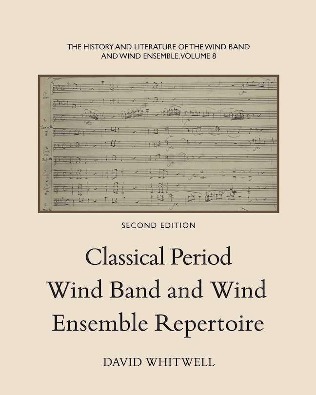 Couverture_The History and Literature of the Wind Band and Wind Ensemble