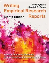 Front cover_Writing Empirical Research Reports