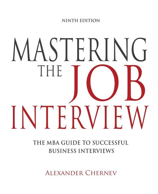 Front cover_Mastering the Job Interview, 9th Edition