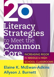 Front cover_20 Literacy Strategies to Meet the Common Core