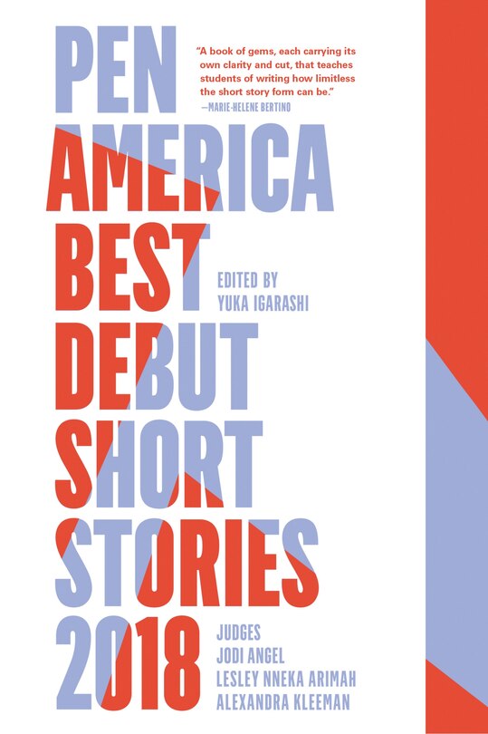 Couverture_PEN America Best Debut Short Stories 2018