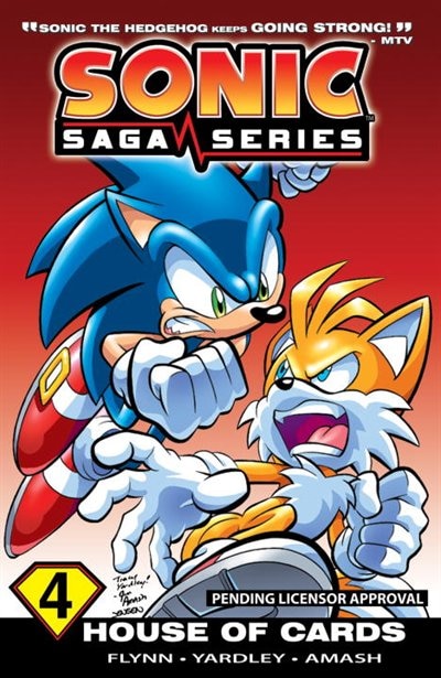 Couverture_Sonic Saga Series 4: House Of Cards