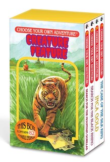 Couverture_Choose Your Own Adventure 4-Book Boxed Set Creature Feature Box (The Case of the Silk King, Inca Gold, Search for Black Rhino, Search for Mountain Gorillas)