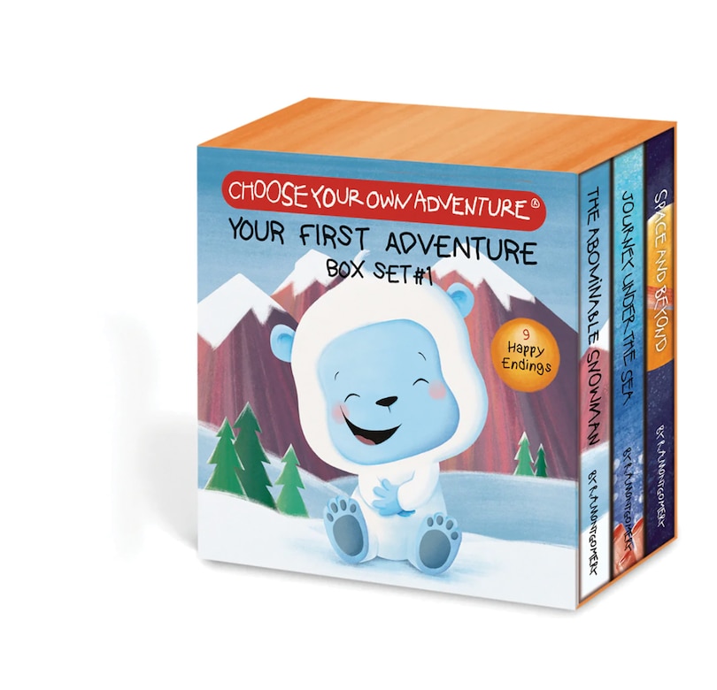 Couverture_Choose Your Own Adventure 3-Book Board Book Boxed Set #1 (The Abominable Snowman, Journey Under the Sea, Space and Beyond)