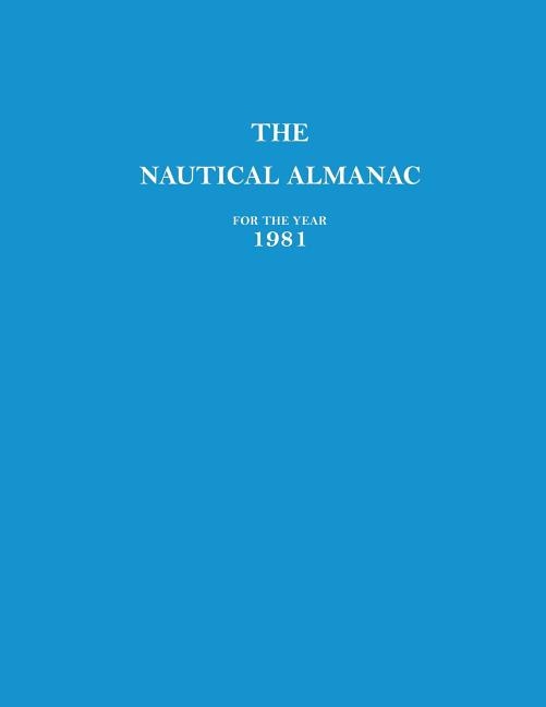 Front cover_1981 Nautical Almanac