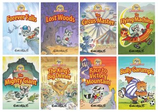 Front cover_Adventures of Adam Raccoon 8 Volume Set